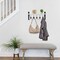 Sorbus Floating Wall Shelf with Hooks for Entryway, Bathroom, Bedroom, Kitchen, or Mudroom